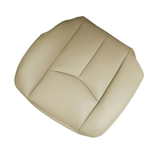 Funda asiento inferior lado conductor en piel sintética beige para GMC Sierra / Chevrolet Silverado / Avalanche / Tahoe 2003-2006