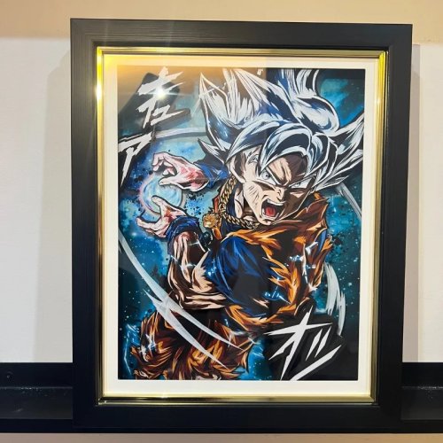 Dragon Ball Goku desktop night light – LED figure lamp, anime USB desk ornament, perfect birthday gift