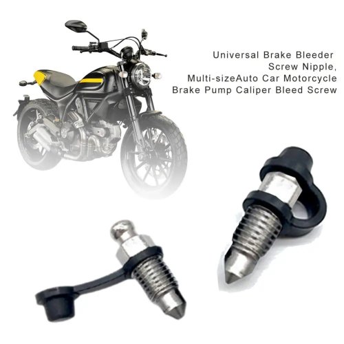 Vite di spurgo freni universale M8 x 1,25 mm – nipplo/cappuccio per pinza freno