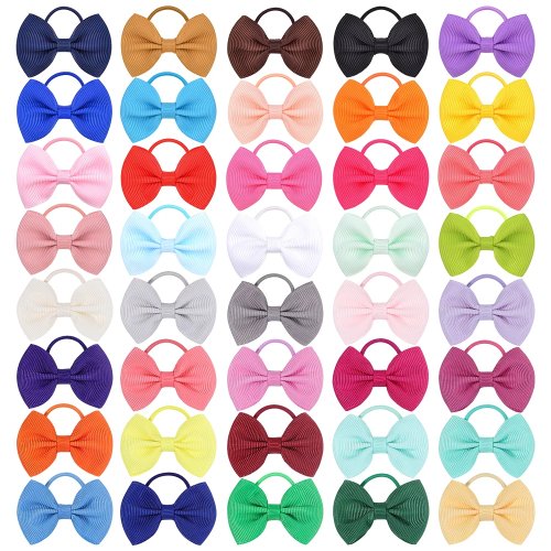 1 pièce Bandeau élastique avec nœud pour bébé fille — ruban style boutique pour nouveau-nés, nourrissons et tout-petits