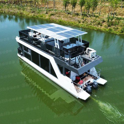 Casa Flutuante Restaurante 2025 – Novo design, CE aprovado; hotel flutuante removível / barco recreativo
