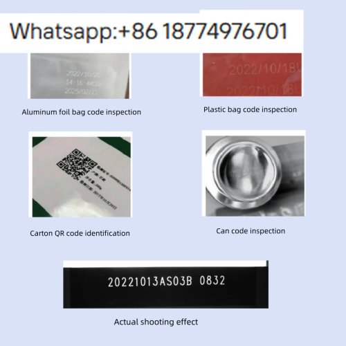 Przemysłowy czytnik kodów DataMatrix (ECC200) i QR z OCR/OCV — weryfikator kodów: obecność, dopasowanie, pozycjonowanie i kontrola integralności; sterowanie odrzutnikiem/popychaczem