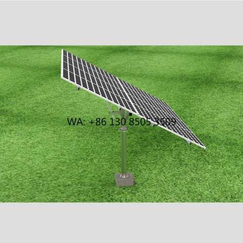 Struttura di montaggio su palo per 8 pannelli fotovoltaici