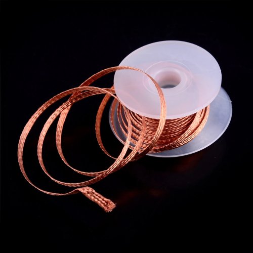 Entlötlitze (Kupfer) 2,0/3,5 mm × 1,5 m – Entlöt-Litze, 1 Stück