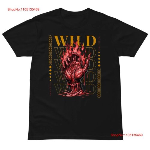 Playera Premium WILD Vintage Lavada con Estampa — Top streetwear suave para el uso diario