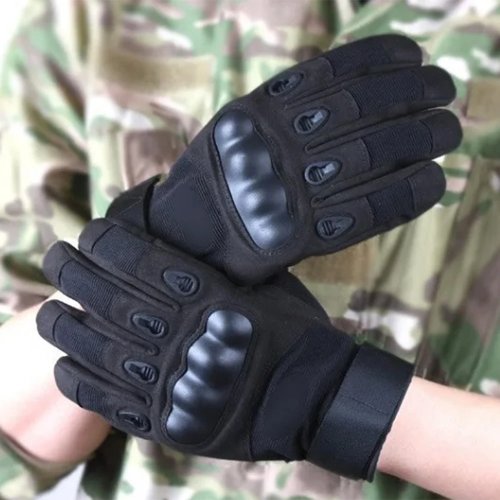 Gants tactiques homme à doigts complets — pour outdoor, vélo, fitness et pêche, toutes saisons