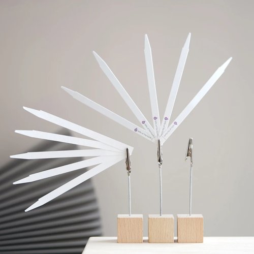Pince/support en bois pour bandes testeur de parfum — clips portables pour bandes d'essai parfum et huiles essentielles