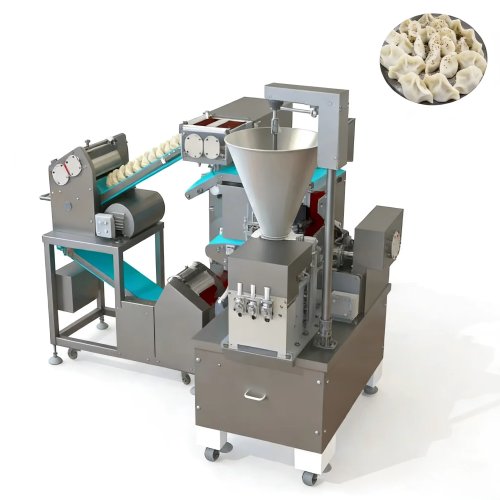 Kompletna automatyczna linia do produkcji pierogów/pierożków – 50 kg/h, wysoka wydajność, sterowanie automatyczne do wyrobów z ciasta