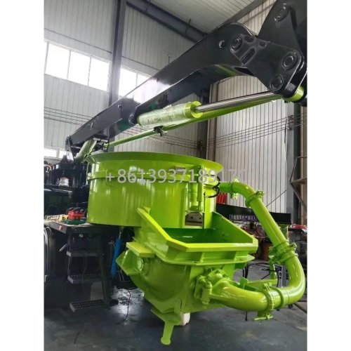 Concrete Pump with Built-in Mixer — High-efficiency concrete mixer pump