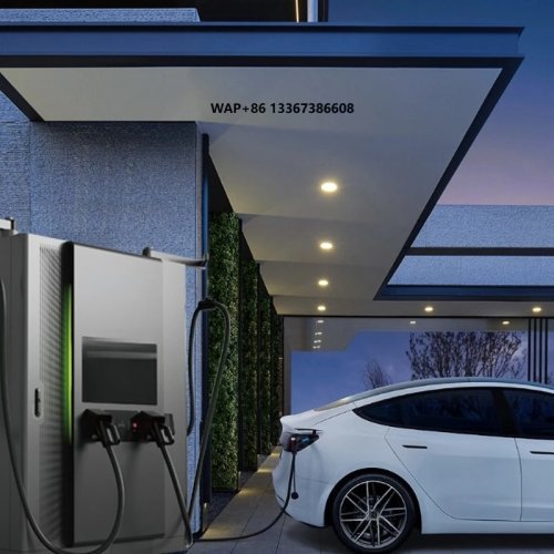 Caricatore DC per auto elettrica (CCS) — Stazione domestica/stazionaria con scatola e connettore, monofase/trifase