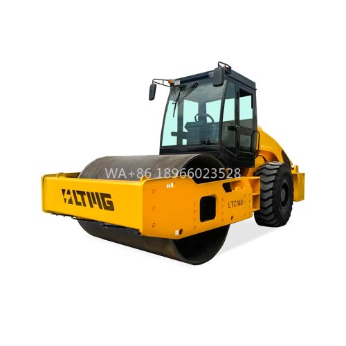 LTMG Rodillo compactador 12 toneladas, tambor simple vibratorio para suelo y carretera