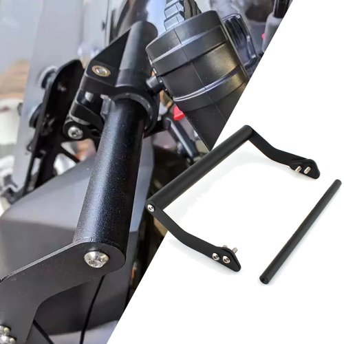 Крепление для телефона 22 мм на руль мотоцикла, с подзарядкой — для KAWASAKI Versys 650 / KLE650 2015-2023