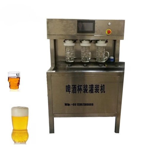 Riempitrice manuale per birra, vino e liquori — unità di imbottigliamento/riempimento per piccole linee (bottiglie e bicchieri)