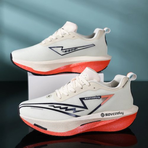 Chaussures de running marathon à plaque carbone — légères, respirantes et antidérapantes, homme & femme