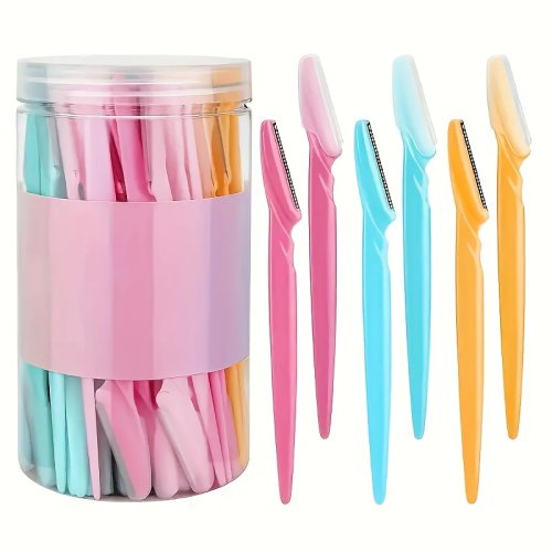 Set tondeuse visage multifonction 15 pièces pour femme et homme – Taille-sourcils avec capuchon de sécurité