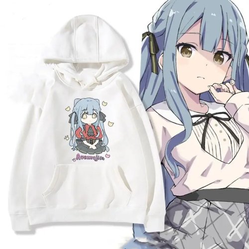 Sudadera con capucha unisex BanG Dream! Kiyoko Toyokawa, diseño 2D, corte holgado