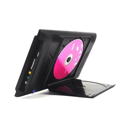 Reproductor DVD portátil 10'' para reposacabezas de coche, 2 entradas AV