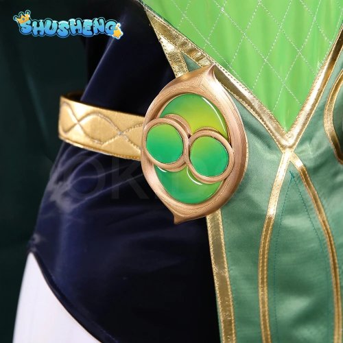 Fato Cosplay Lokii para mulher – Macacão em pele sintética verde fantasia + capa, sexy, Tamanhos XS–XXXL