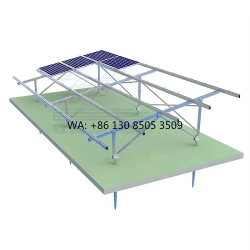 Suporte de fixação no solo com base de betão pré-montada e certificado CE — Estrutura personalizada para centrais solares comerciais 500–600 kW (fabricante chinês)