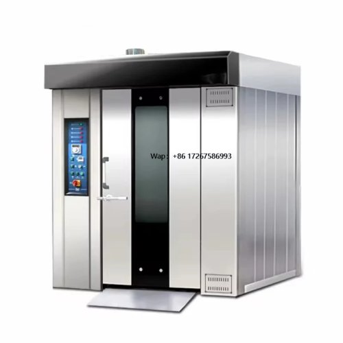 Horno rotativo profesional para panadería 12/16/32/64 bandejas - Eléctrico o gas, para restaurante