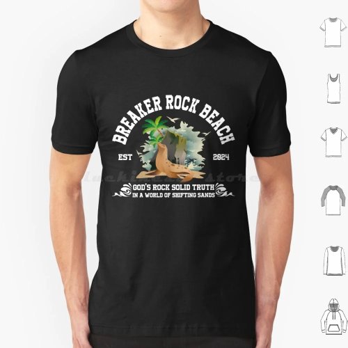 VBS 2024 Breaker Rock Beach T-Shirt – Gottes felsenfeste Wahrheit, Unisex für Herren, Damen, Kinder, bis 6XL