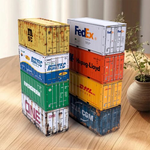 Caja metálica miniatura decorativa para escritorio, para guardar objetos pequeños y como regalo para niños