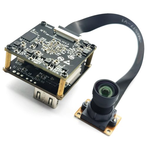 Module caméra USB 12MP — H.264/H.265, 4K 30 ips, angle 100°, sans distorsion