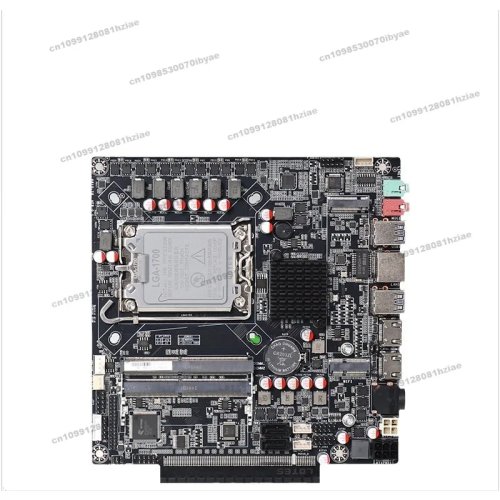 Suporte lateral PCIe para GPU compatível com Innova H610 ITX — chassis de placa para máquinas publicitárias/digital signage, suporta 2–16 GB RAM e CPUs Intel 12.–14.ª gen