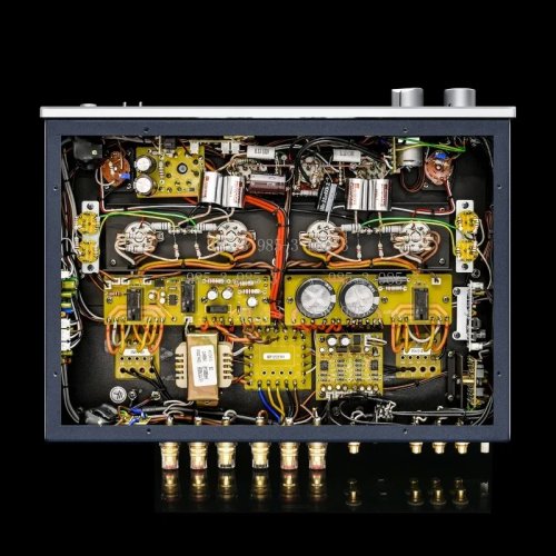X7 Tube Power Amplifier Hi‑Fi — 12AX7 & 12AU7 Tubes, Remote Control, Balanced Output