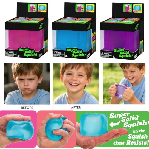 Sensory Fidget Cube — stress-relief pinch/squeeze toy for fingertips, popular gift (New 2026)