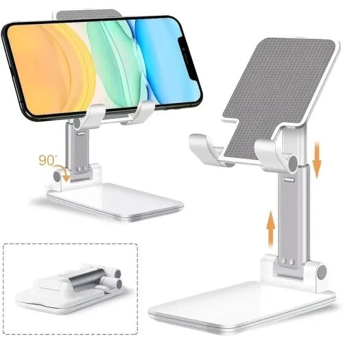 Adjustable Desktop Phone Stand — Universal Mobile Holder for Office