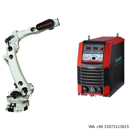 Braço robótico industrial de 6 eixos para soldadura com controlador para automação