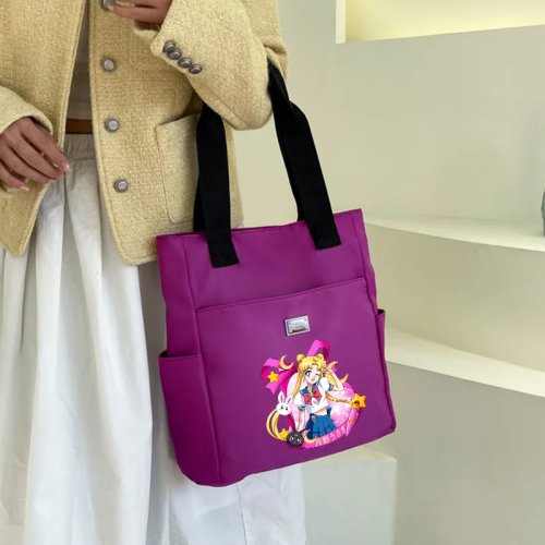 Sac bandoulière Sailor Moon – Grande contenance, sac anime mignon pour femme, sac quotidien portable