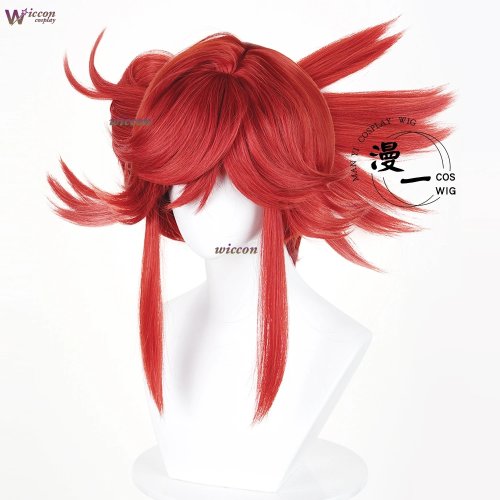Parrucca cosplay GACHIAKUTA Riyo Reaper – fibra sintetica resistente al calore, effetto opaco, 50–60 cm, cuffia regolabile, stile anime/manga