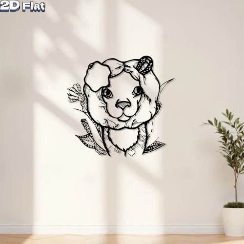 Lama Wanddeko aus Metall, rostfrei — Eisen-Skulptur für Wohnzimmer, Garten & Zaun, Landhaus-Dekor, Geschenk