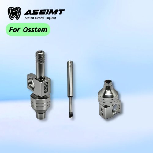 Coping de Transferência Open‑Tray para Implantes Dentários Osstem (Hex Interno) — Abutment de transferência, para técnica de cubeta aberta, uso laboratorial