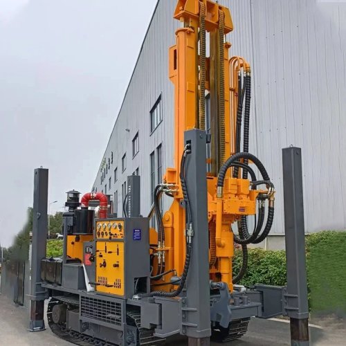 Wiertnica do studni 105–350 mm z kompresorem powietrza — głębokość do 350 m