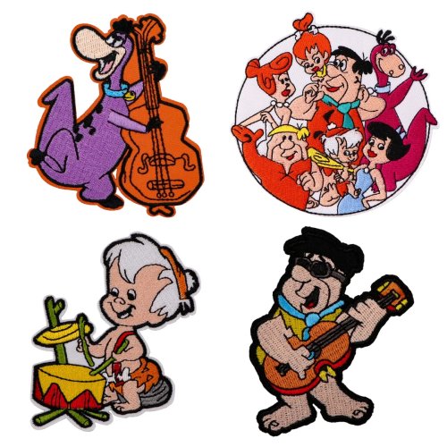 Parches bordados 'Funny Family' para planchar — parches termoadhesivos para ropa y chaquetas, adhesivos DIY