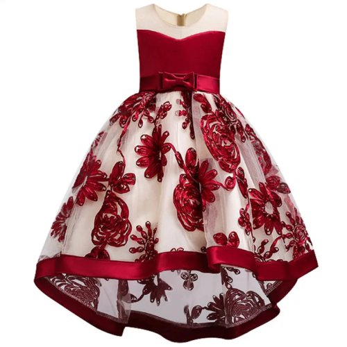 Vestido princesa para niña - vestido de flores para bebé, ideal para Navidad, fiesta y boda