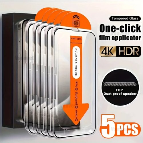 Kính cường lực bảo vệ màn hình cho iPhone — tương thích với iPhone 7/8/X/XS/XR/11/12/13/14/15/16 (gồm Pro, Pro Max, Plus)