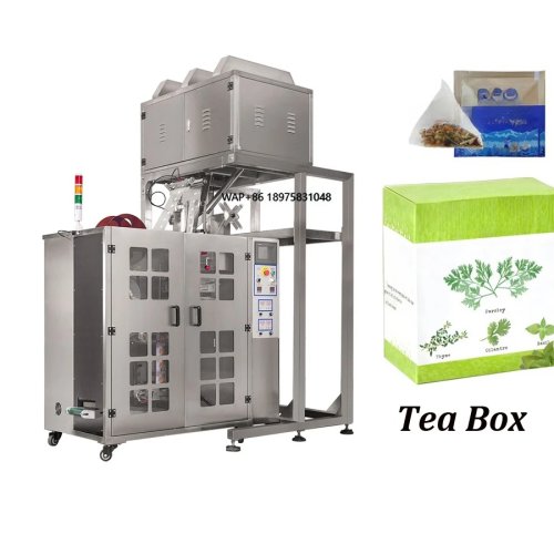 Máquina automática multifunción para envasado de bolsitas de té y Doypack para pequeños negocios