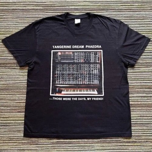 Tangerine Dream『Phaedra – Those Were The Days』メンズバンドTシャツ、サイズ S～5XL