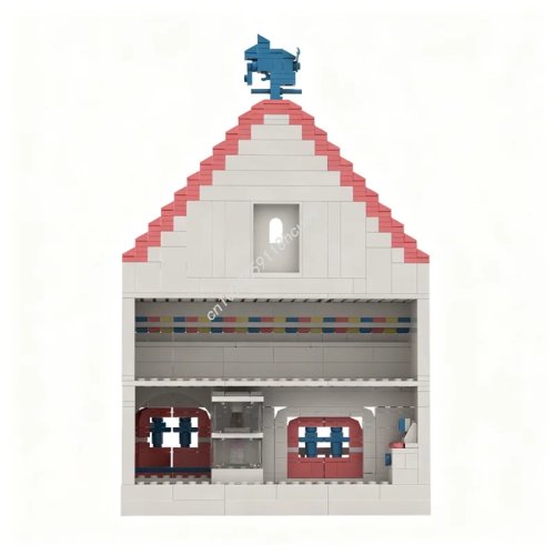 1120 peças MOC Cinnamoroll Café – Blocos de montar DIY, brinquedo educativo e criativo, presente para crianças
