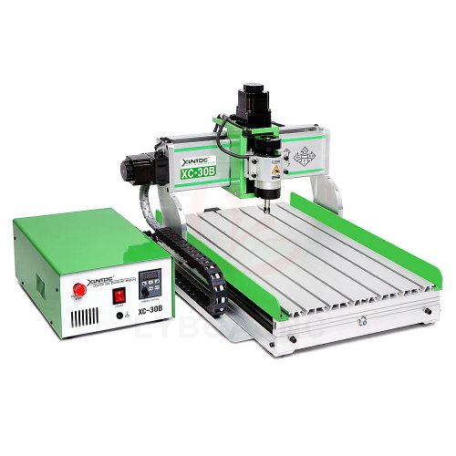 Máquina CNC XLNTCNC XC-30B USB — Router/Gravadora 3/4 eixos para fresagem, perfuração e gravação em madeira e metal