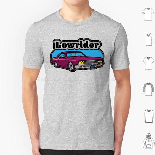 T-shirt homme Chevy Impala Lowrider – 100% coton, motif vintage 1967, grandes tailles
