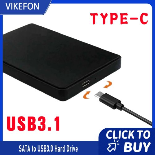 Boîtier 2,5 pouces SATA vers USB 3.0 — Enclosure HDD/SSD USB 3.0 5 Gbps, jusqu'à 4 To, caddy slim