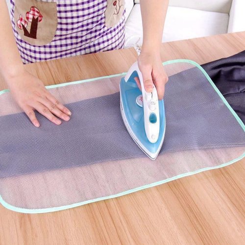 Almohadilla de malla protectora para planchar – Aislante térmico para prendas delicadas