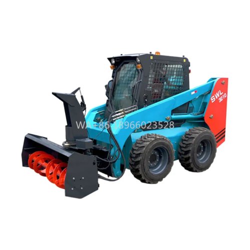 Przedni osprzęt do mini skid steer — koparka / łyżka do ładowarki, kompatybilny z silnikiem elektrycznym lub diesla