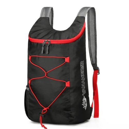 Sac à dos pliable multifonction outdoor — nylon haute densité étanche, léger, pour camping, randonnée et voyage