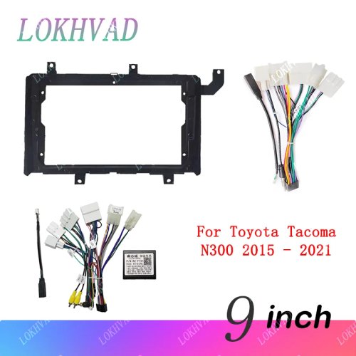 9-Zoll Einbaurahmen (Blende) mit CANbus-Box für Android-Radio – Toyota Tacoma N300 2015–2021